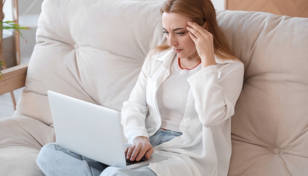 Woman on laptop